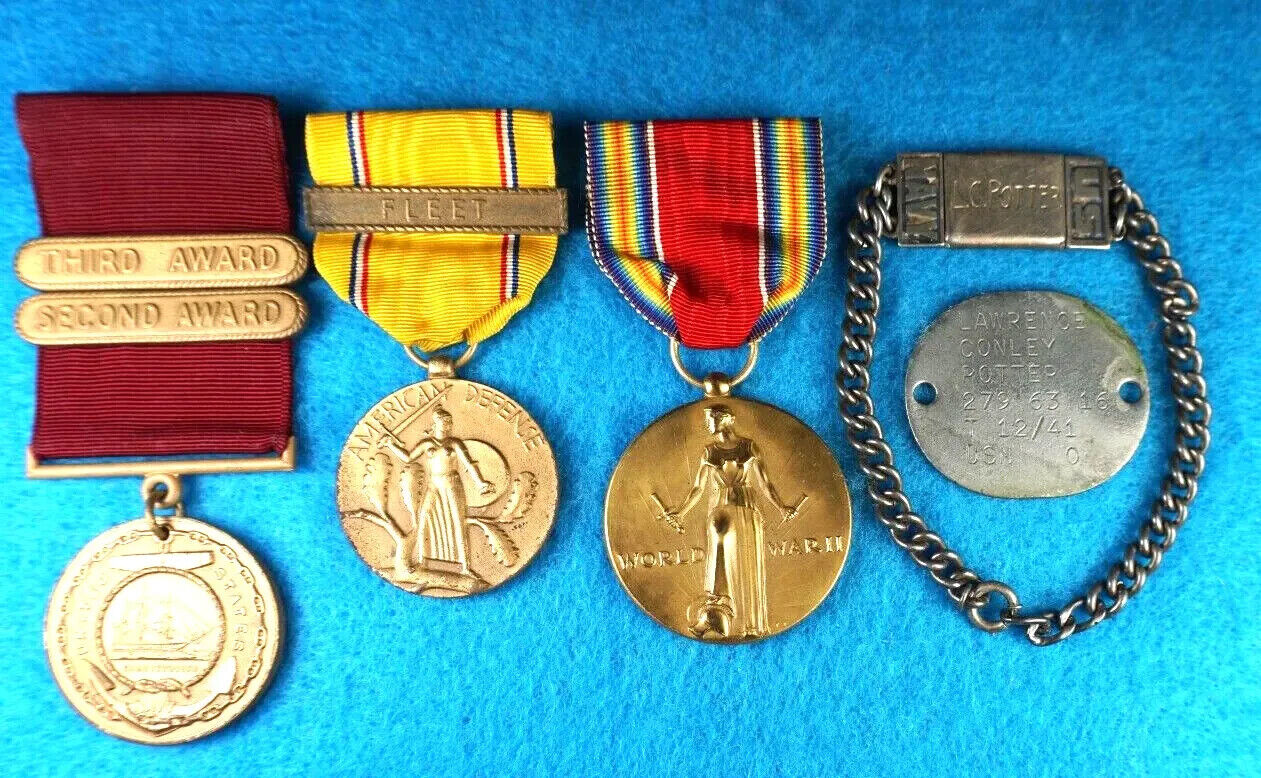 US Navy Good Conduct medal group to an Aviation Machinist's Mate 2nd Class