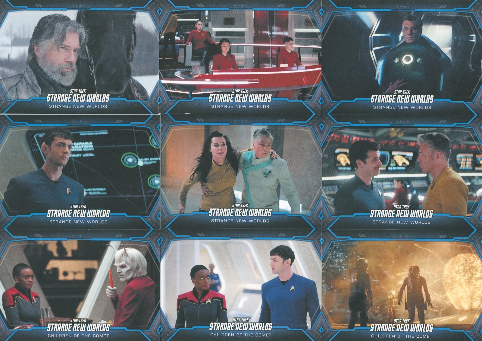 Star Trek Strange New Worlds Season 1 Complete 60 card base set 2 empty Wrappers