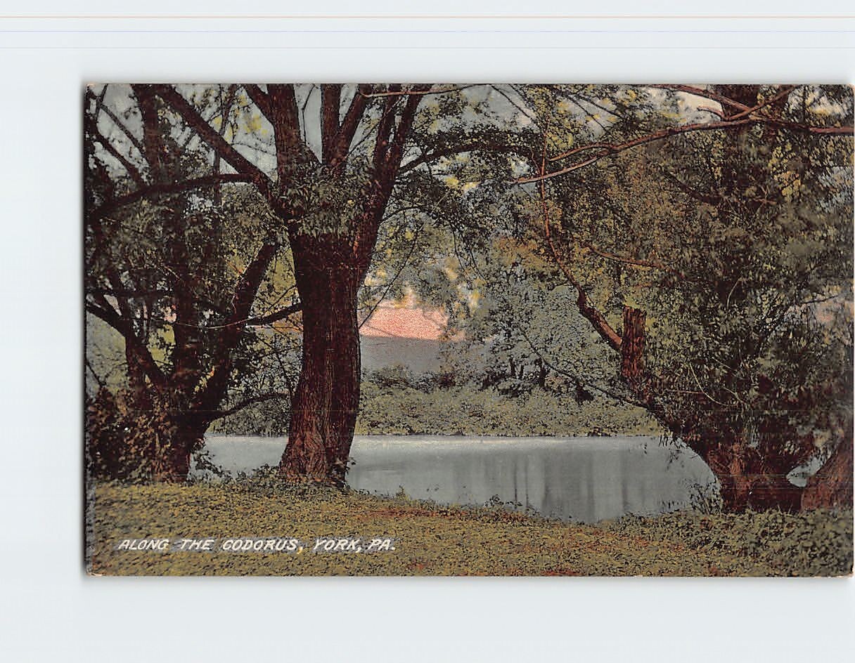 Postcard Along the Codorus York Pennsylvania USA