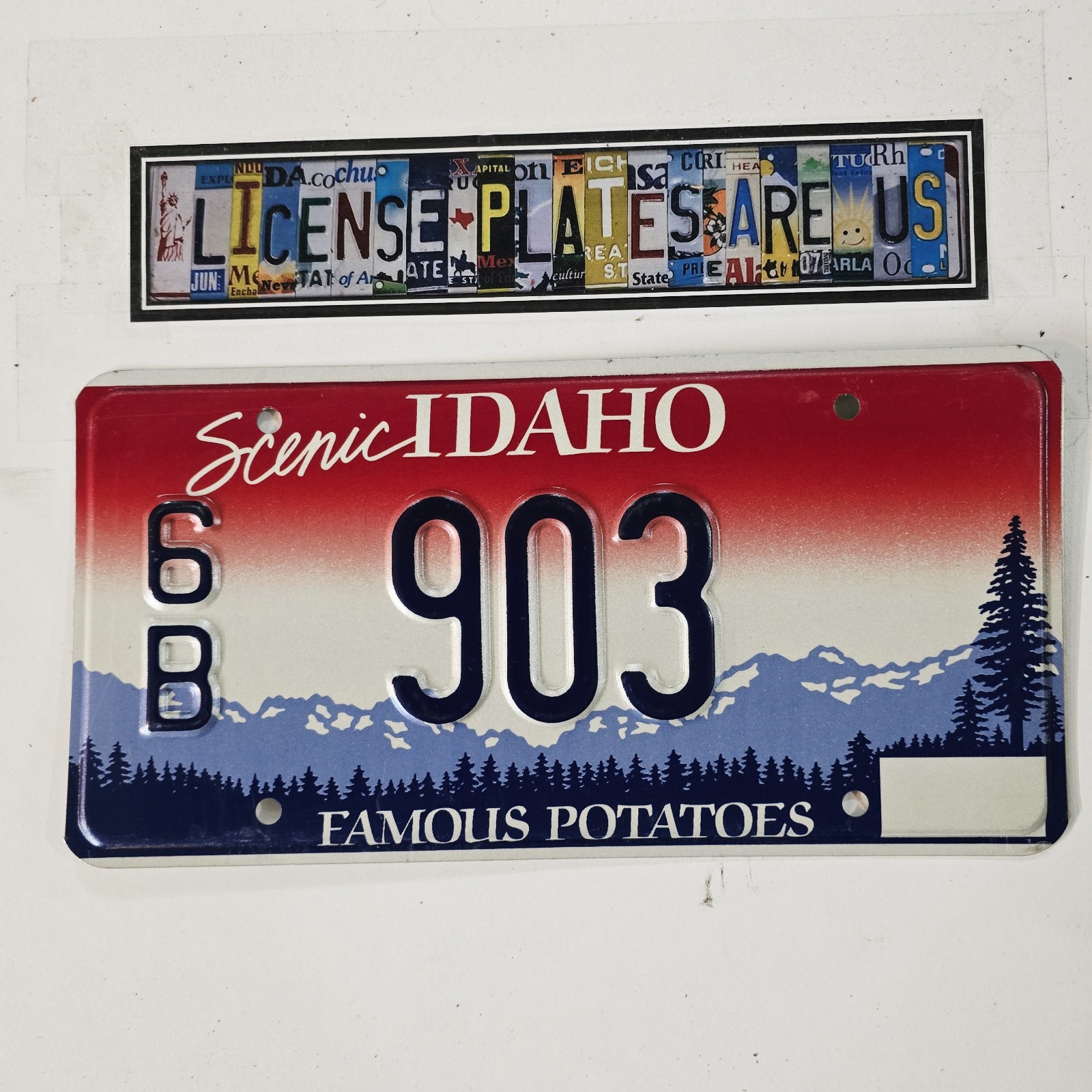 Idaho License Plate 🔥 Low Number 3 Digit Boise County ID Tag 6B 903 Idaho License Plate 🔥 Low Number 3 Digit Boise County ID Tag 6B 903