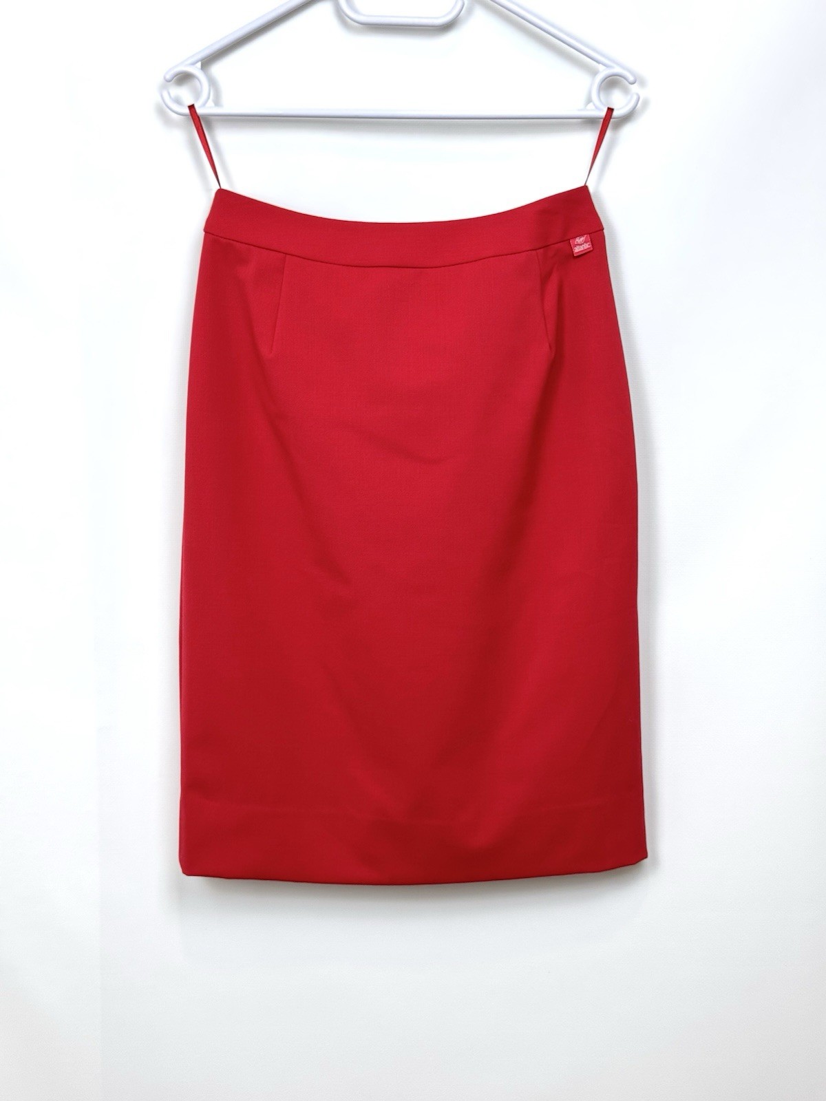 Vivienne Westwood Virgin Atlantic Cabin Crew Skirt Uniform Red Size M, US 6