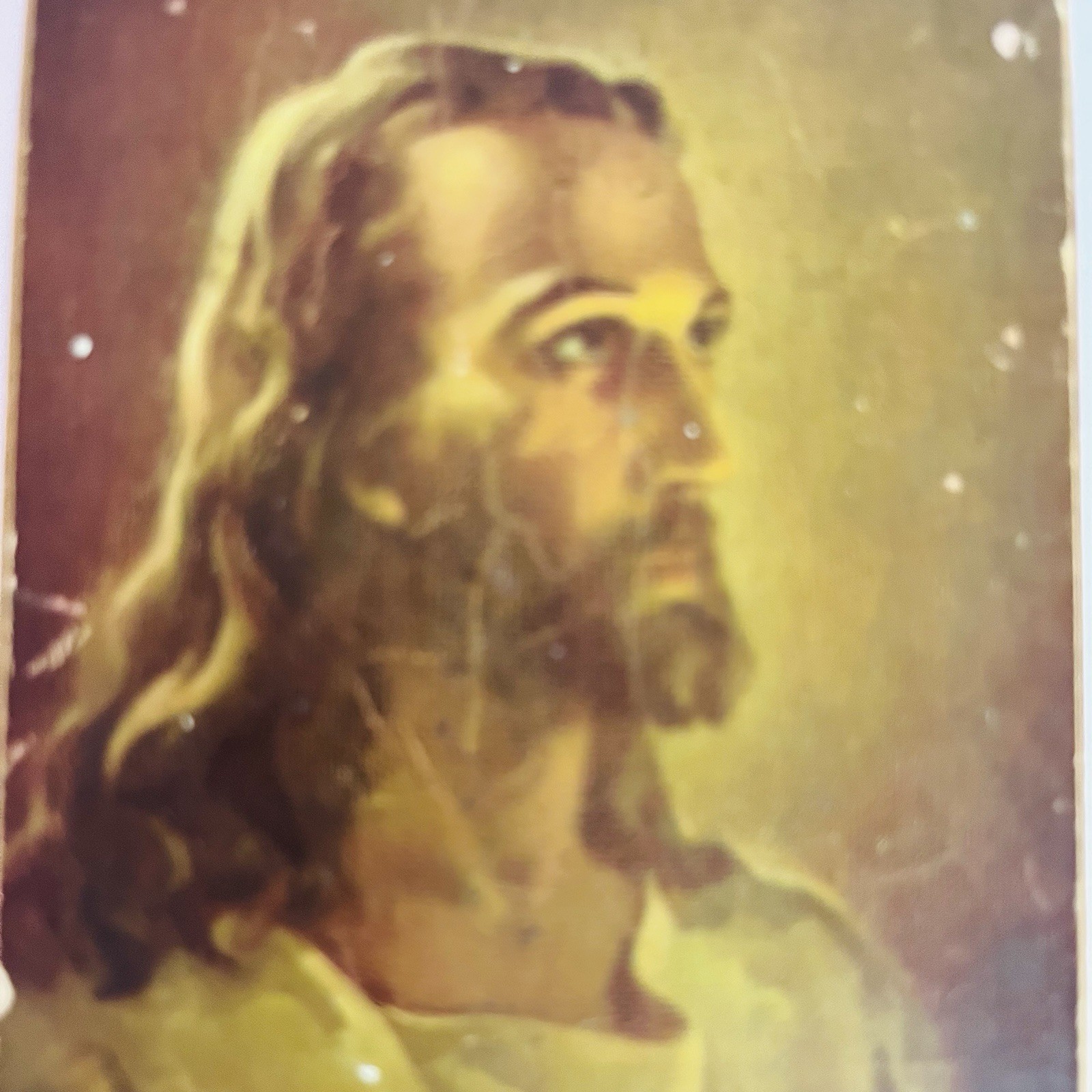 Vintage Jesus Trinket Box Wooden Length 2 inches x Width 5.5 inches from Florida Vintage Jesus Trinket Box Wooden Length 2 inches x Width 5.5 inches from Florida