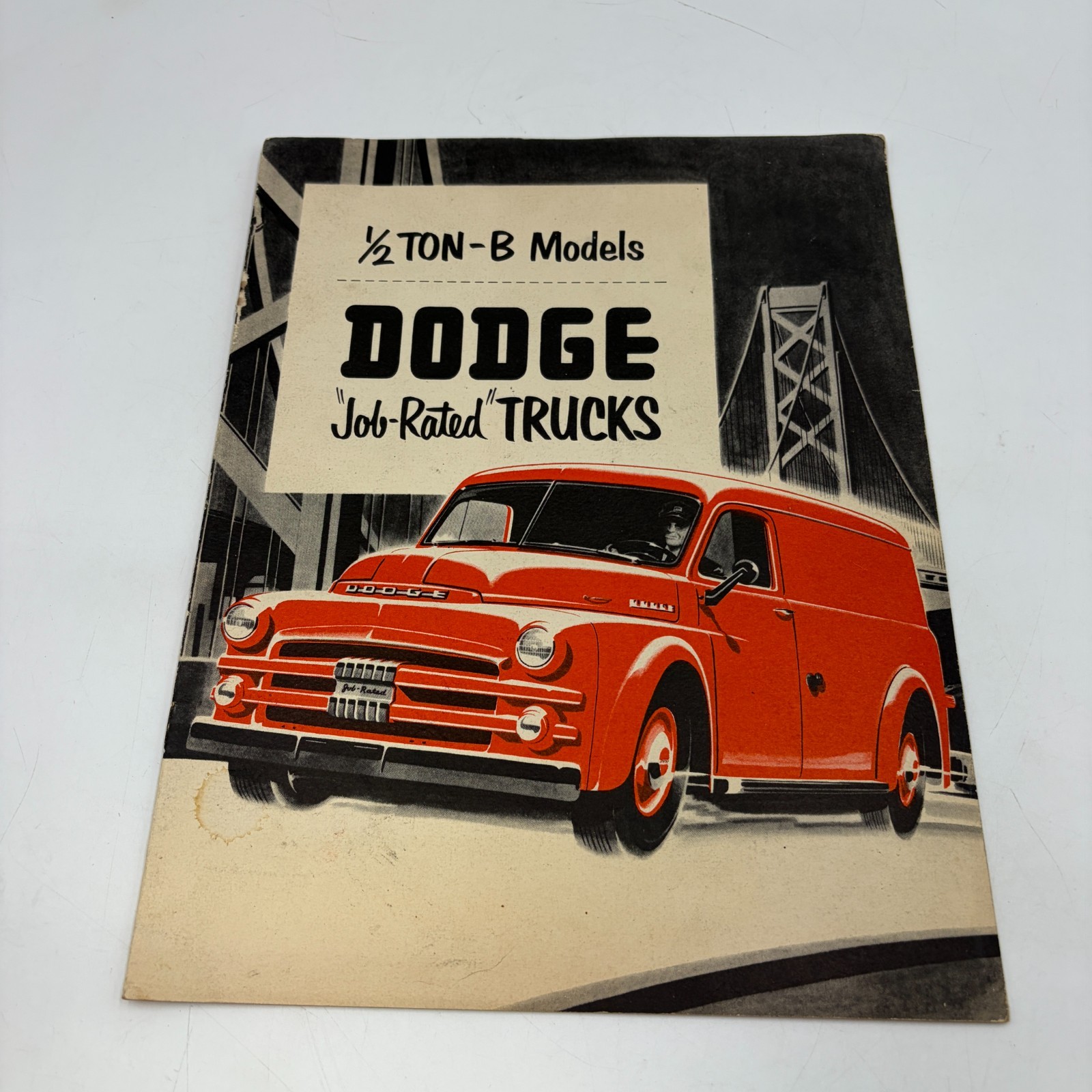 Original Authentic 1951 Dodge 1/2 Ton-B Pick-up Panel Truck Brochure Vintage