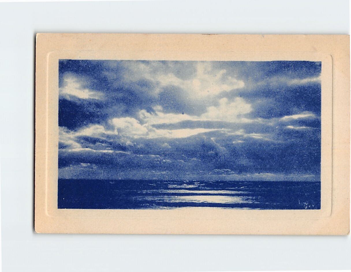 Postcard Moonlight Ocean View