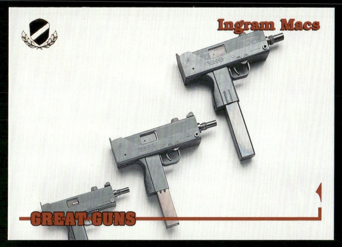 Ingram Mac 1993 Great Guns Card #87 (NM)