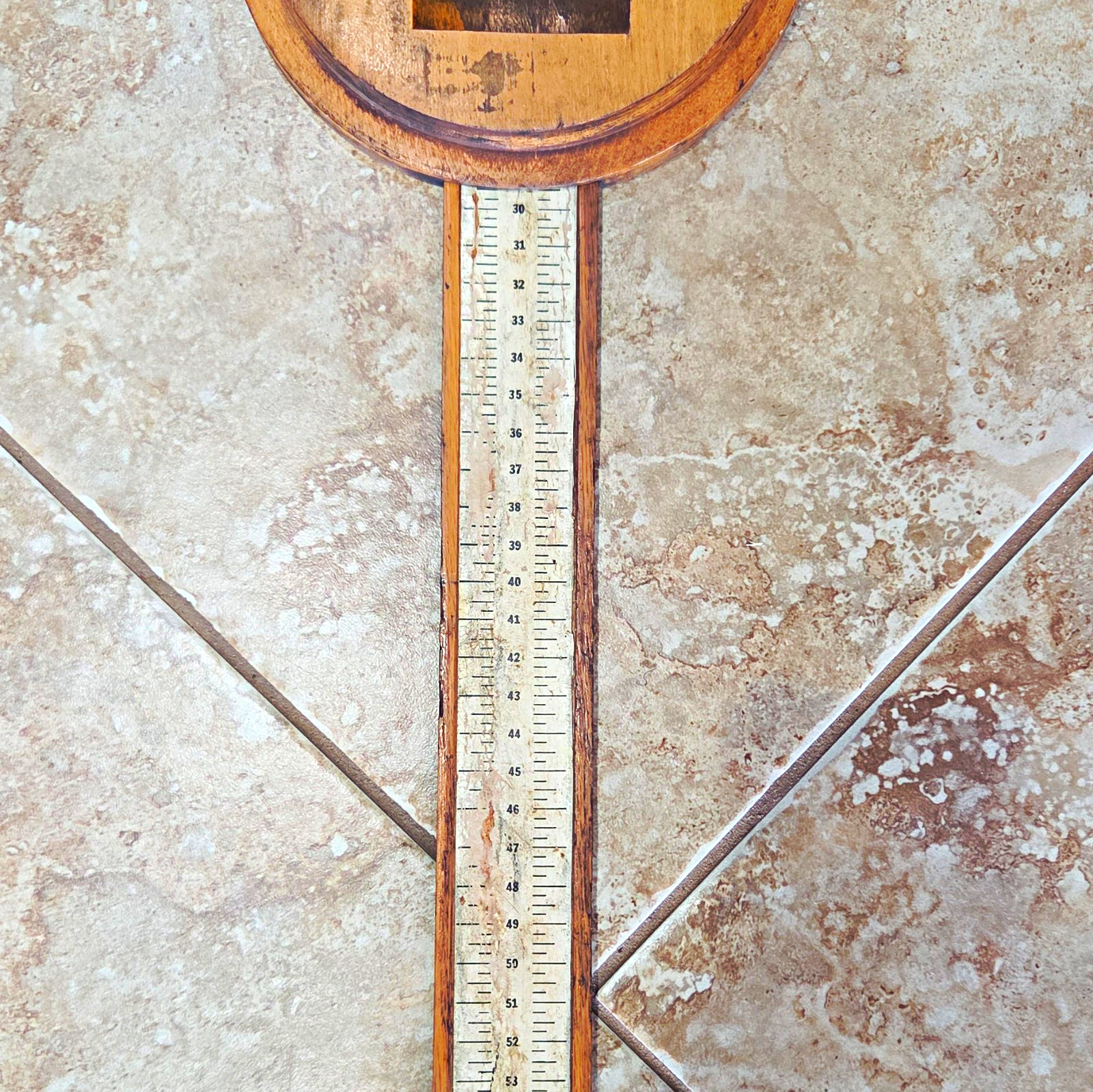 Antique/Vintage Thermoid  Fan Belt Measuring Rule Gauge w/ Instructions