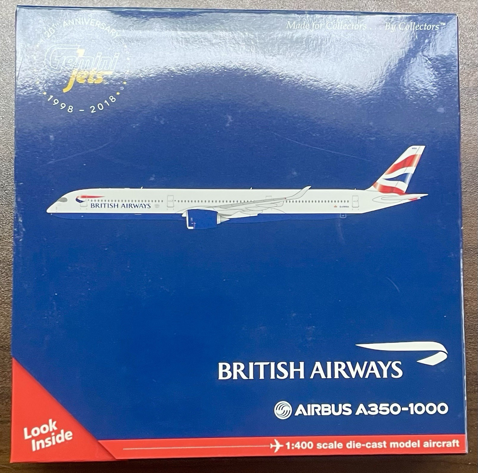 GeminiJets 1:400 British Airways Airbus A350-1000 G-XWBA GJBAW1759