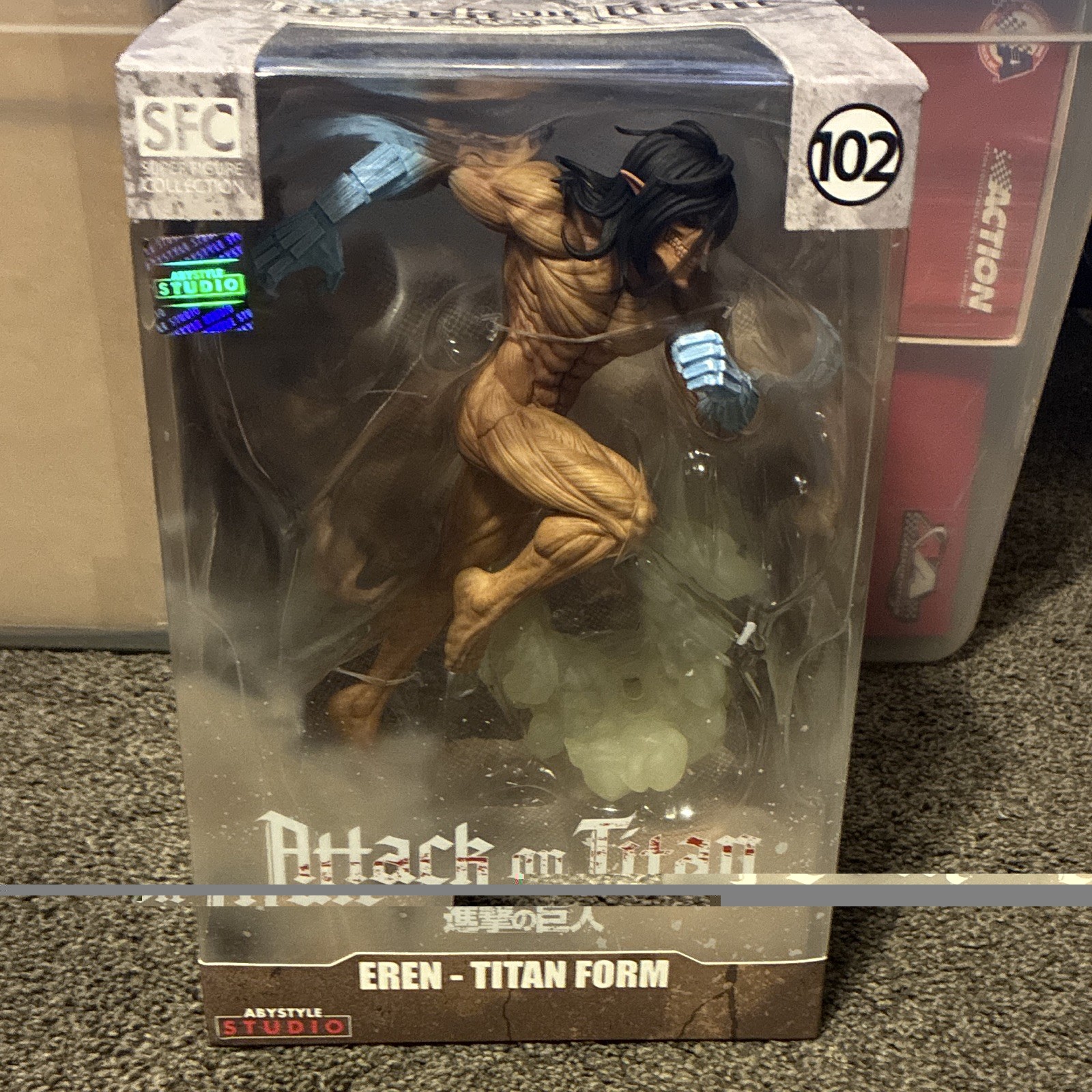 ABYstyle Studio Attack on Titan SFC Eren Yeager Titan Form Figure Boxed #102