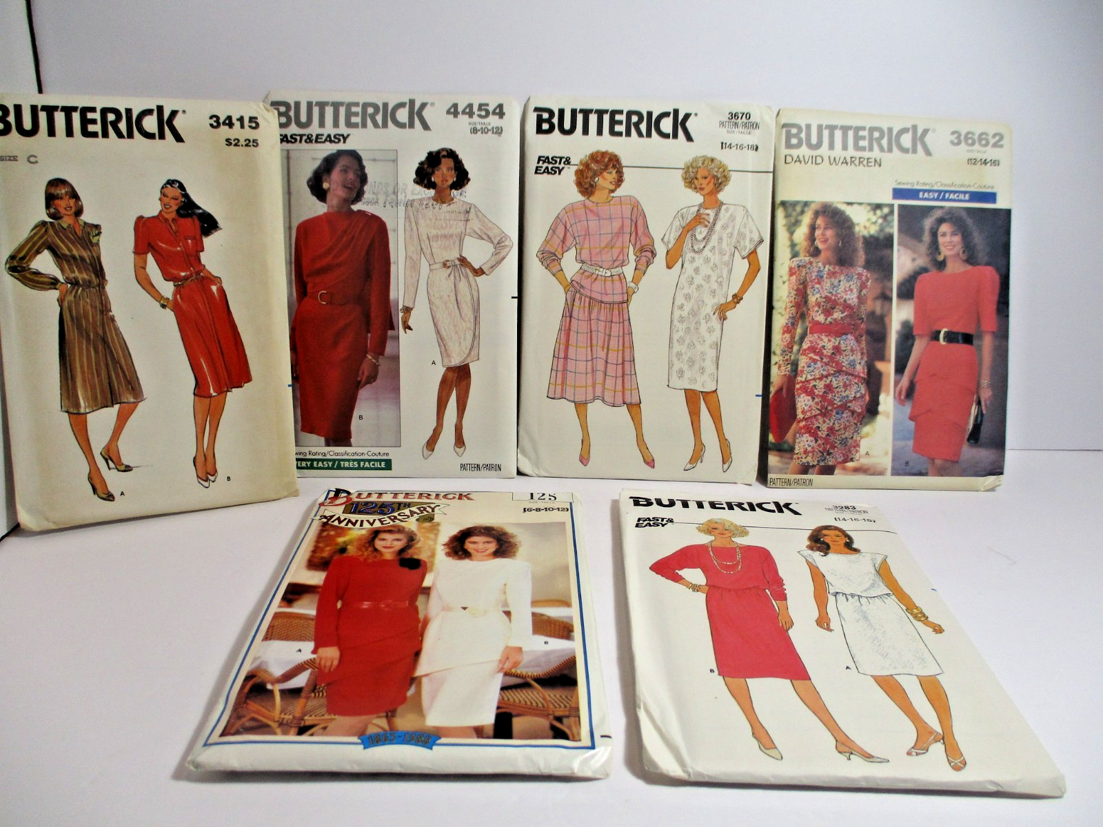 SIX Butterick Women’s Sewing Patterns Work, Casual SIX Butterick Women’s Sewing Patterns Work, Casual