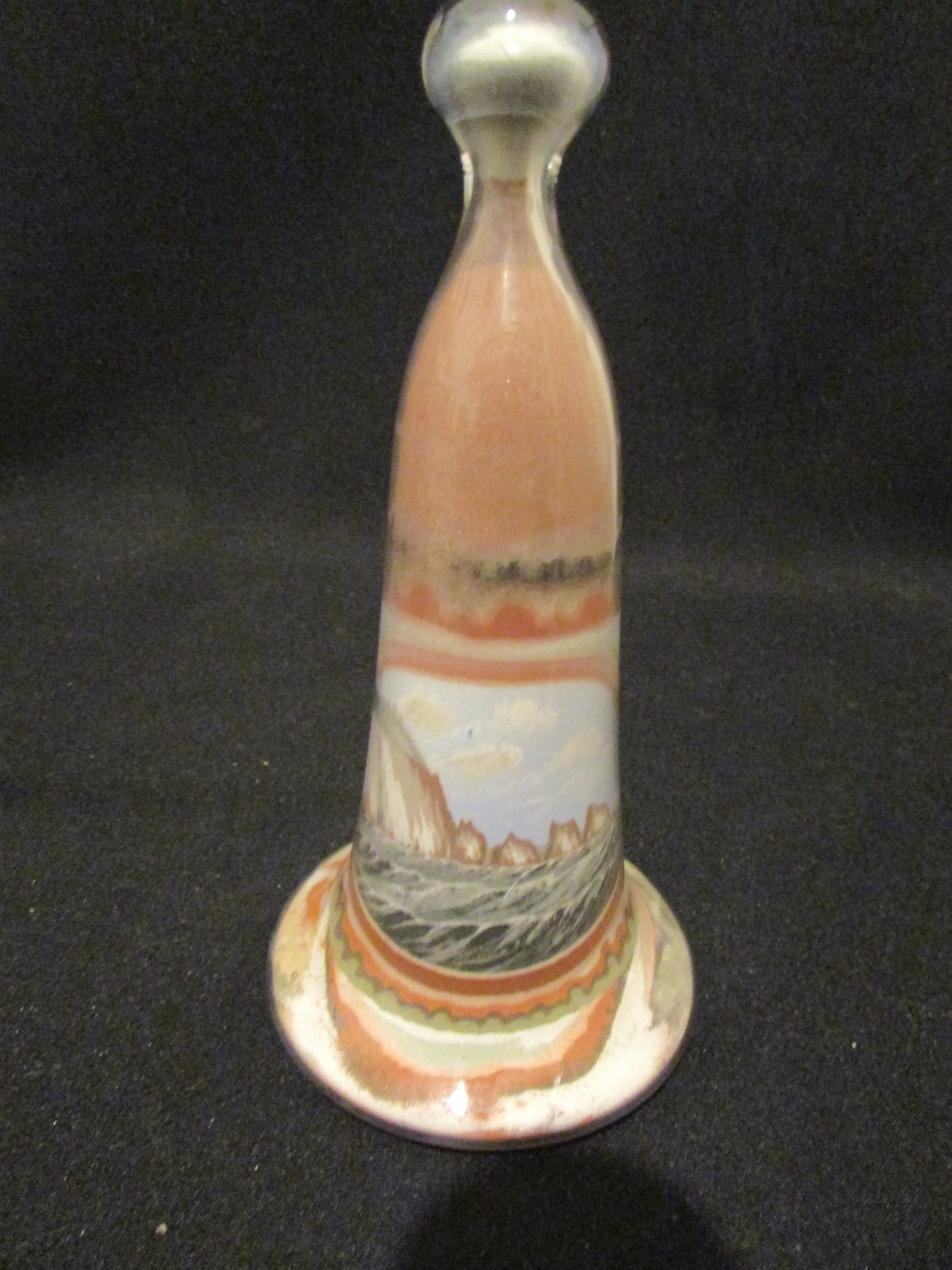 Isle of Wight Glass Sand Bell Needles Rocks by W. Carpenter c.1870s