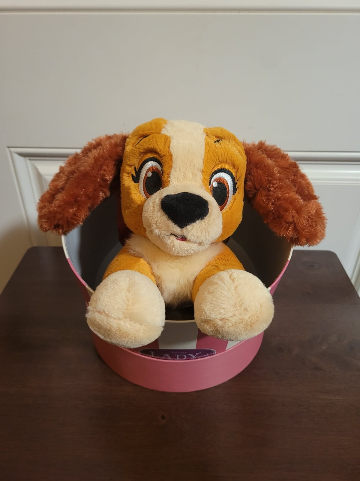 Disney's Lady and the Tramp 65th Limited Edition Lady In The Hat Box Plush