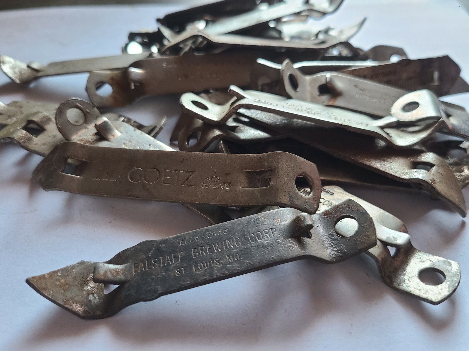 30 Vintage Smaller Church Key Can And Bottle Opener