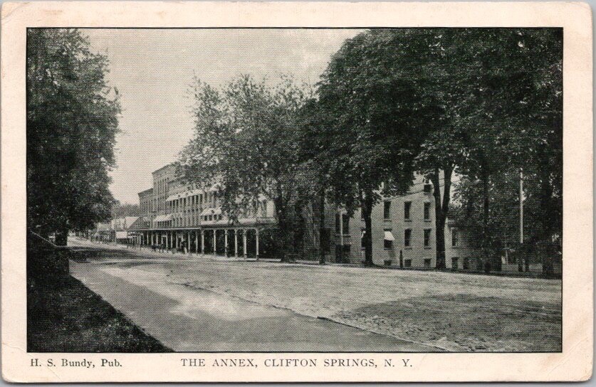 1910s CLIFTON SPRINGS, New York Postcard \