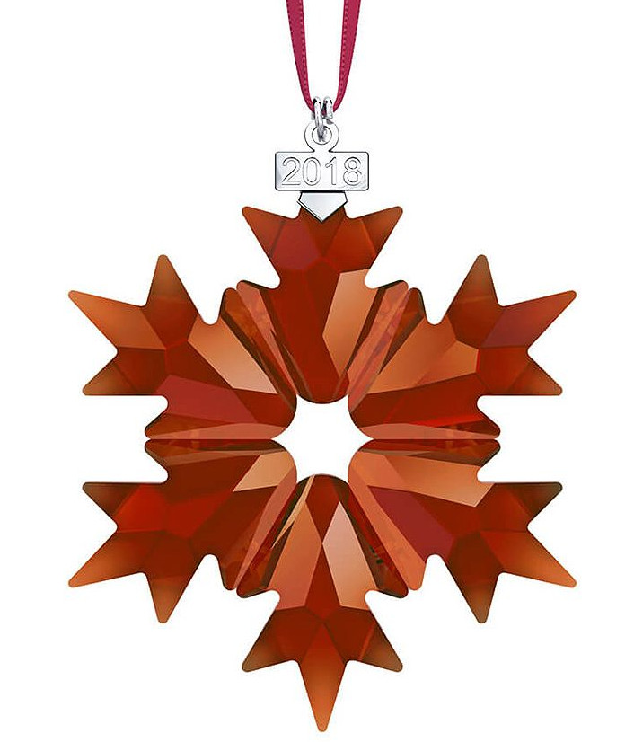 Swarovski Christmas Ornament Annual Edition 2018 Large Red #5460487 New $89