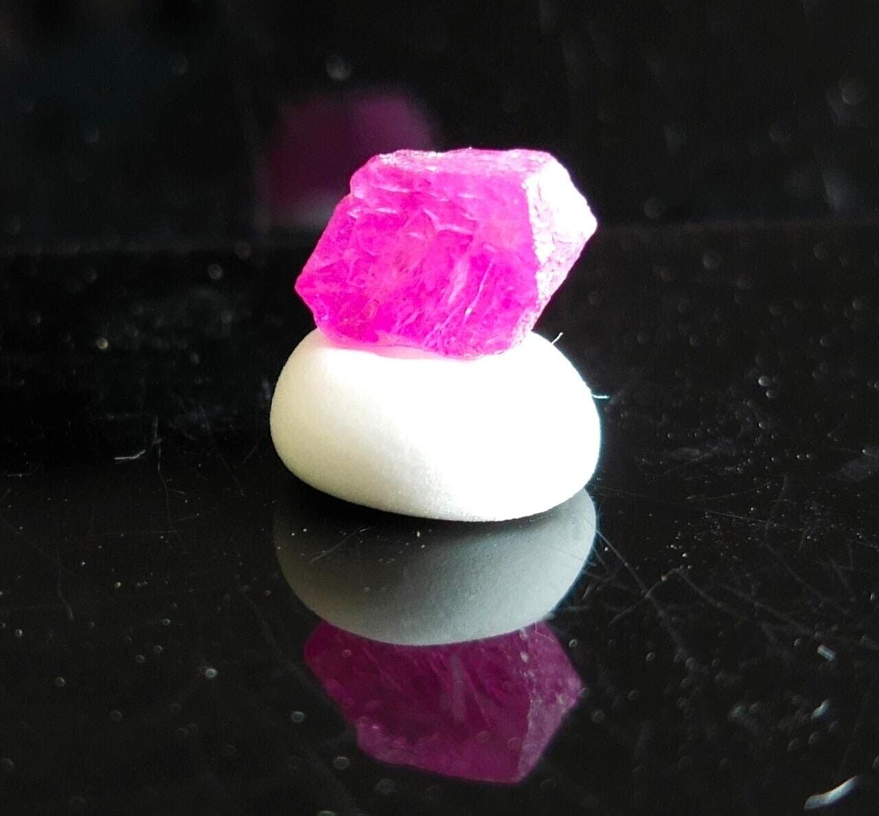 Natural Untreated Pink Ruby Crystal from Tanzania, US SELLER