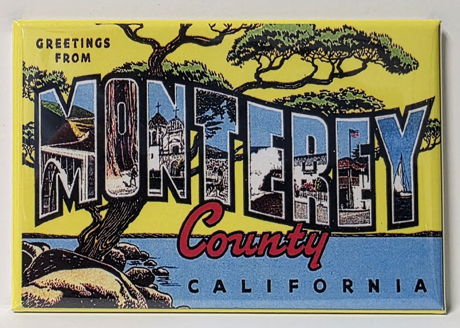Greetings From Monterey California Vintage Card 2\