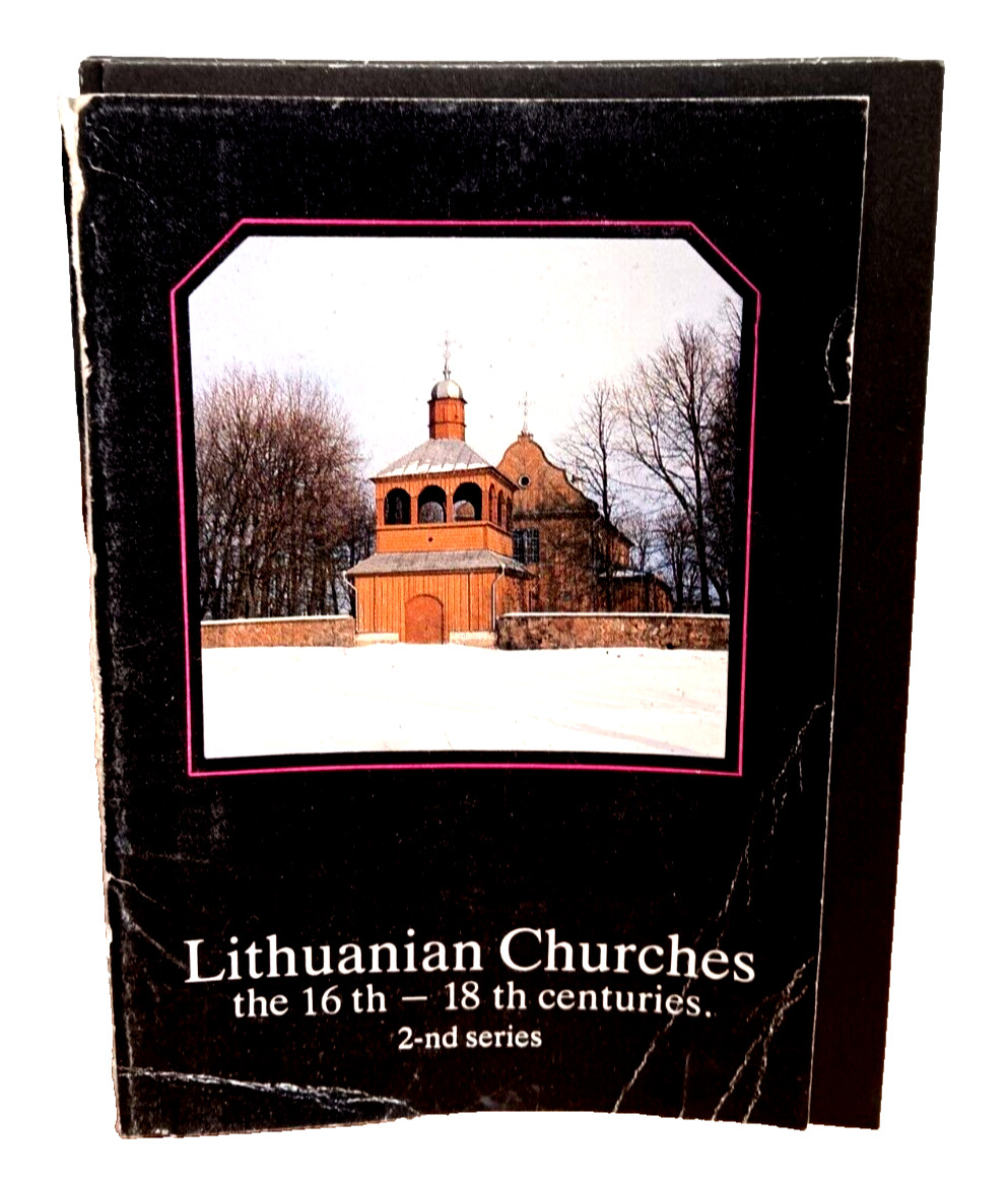 Lithuanian Churches the 16th - 18th Centuries 18 Cards First Exemplary Printing
