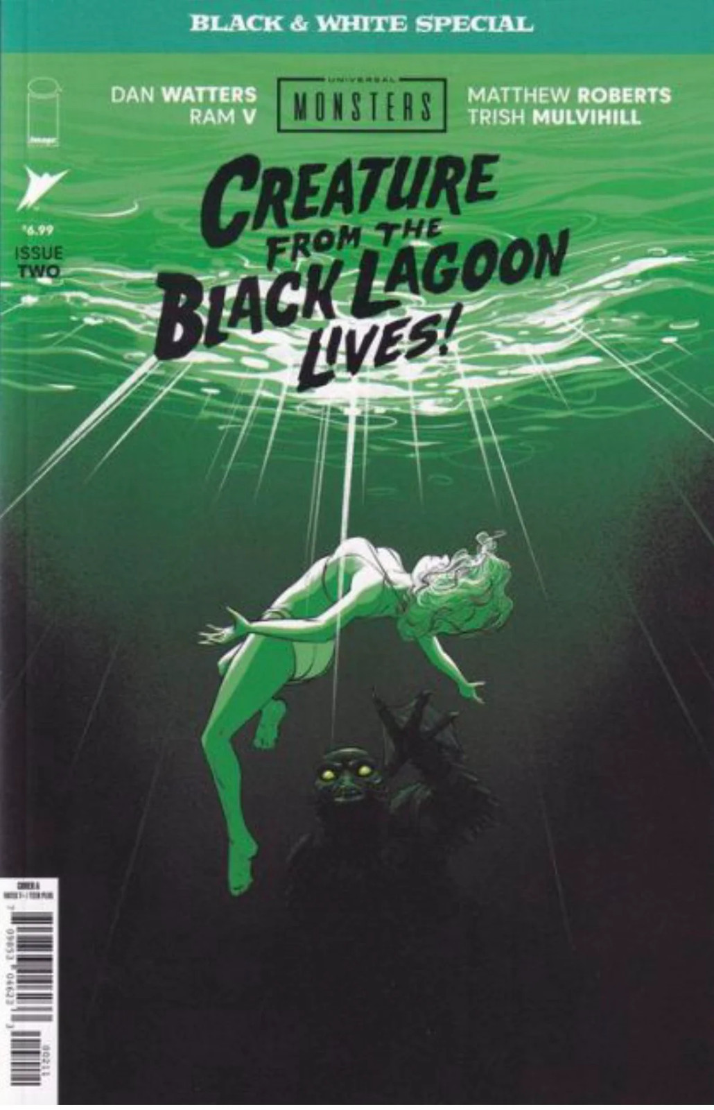 Universal Monsters: Creature from the Black Lagoon Lives Black & White Special