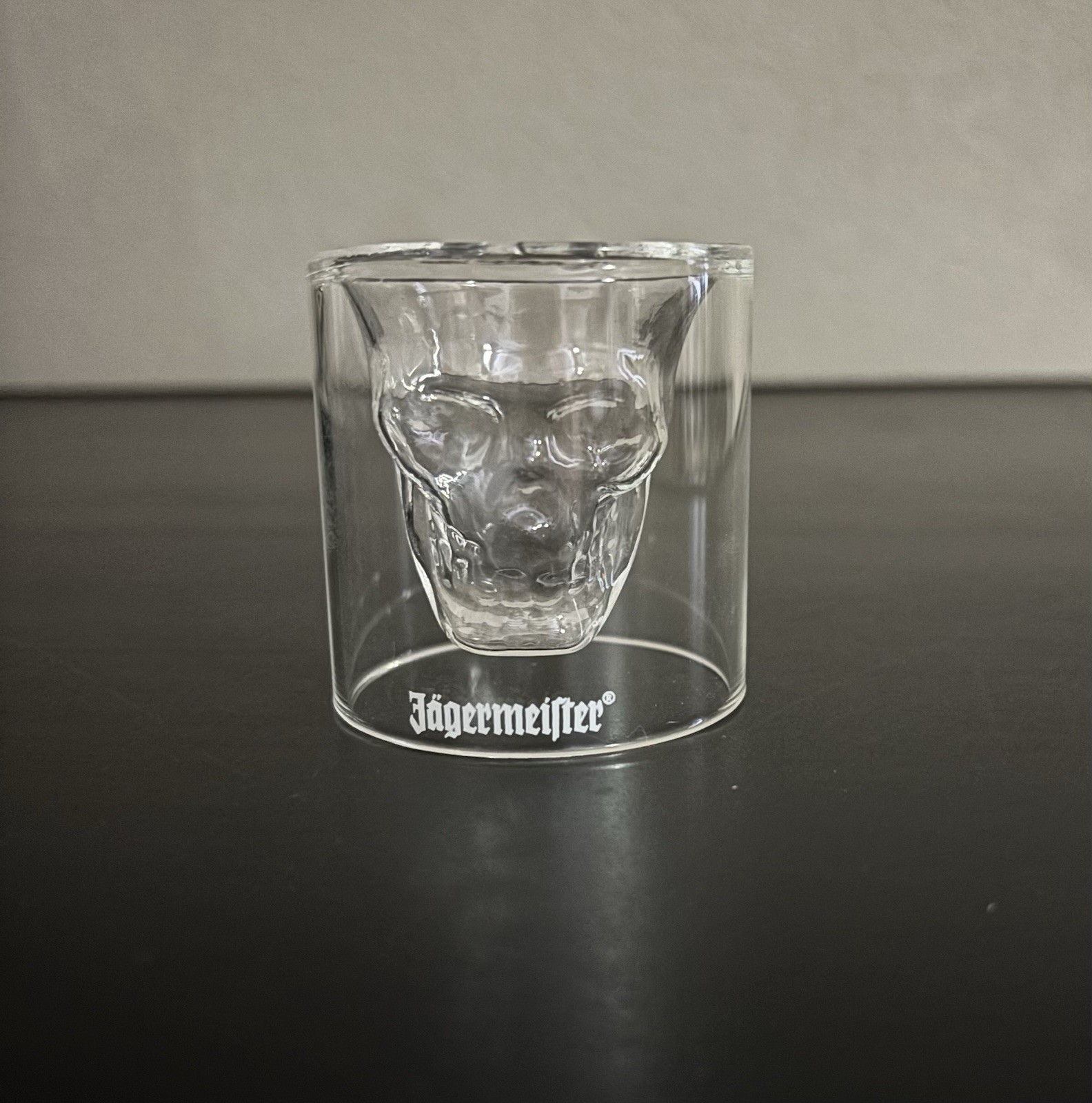 Jägermeister Skull Shot Glass EUC Jägermeister Skull Shot Glass EUC