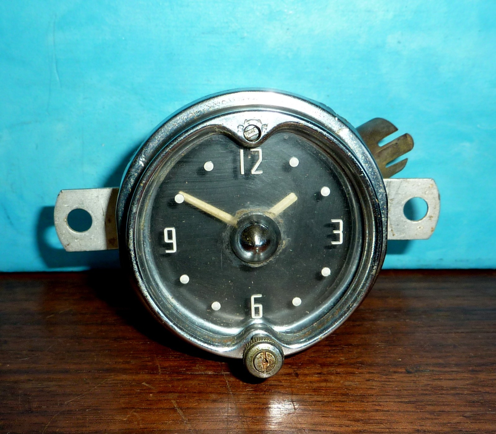 Vintage Geo W. Borg Electric Auto Clock 2.5in Parts/Repair LJ