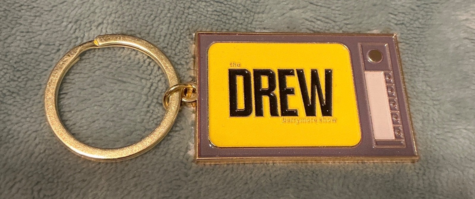 The Drew Barrymore Show TV Television Shaped Key Chain 2026 CBS Network Giveaway