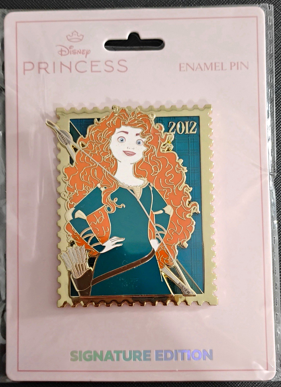 Merida | Brave | Pink a La Mode | PALM | Royal Stamp Disney Pin LE 400