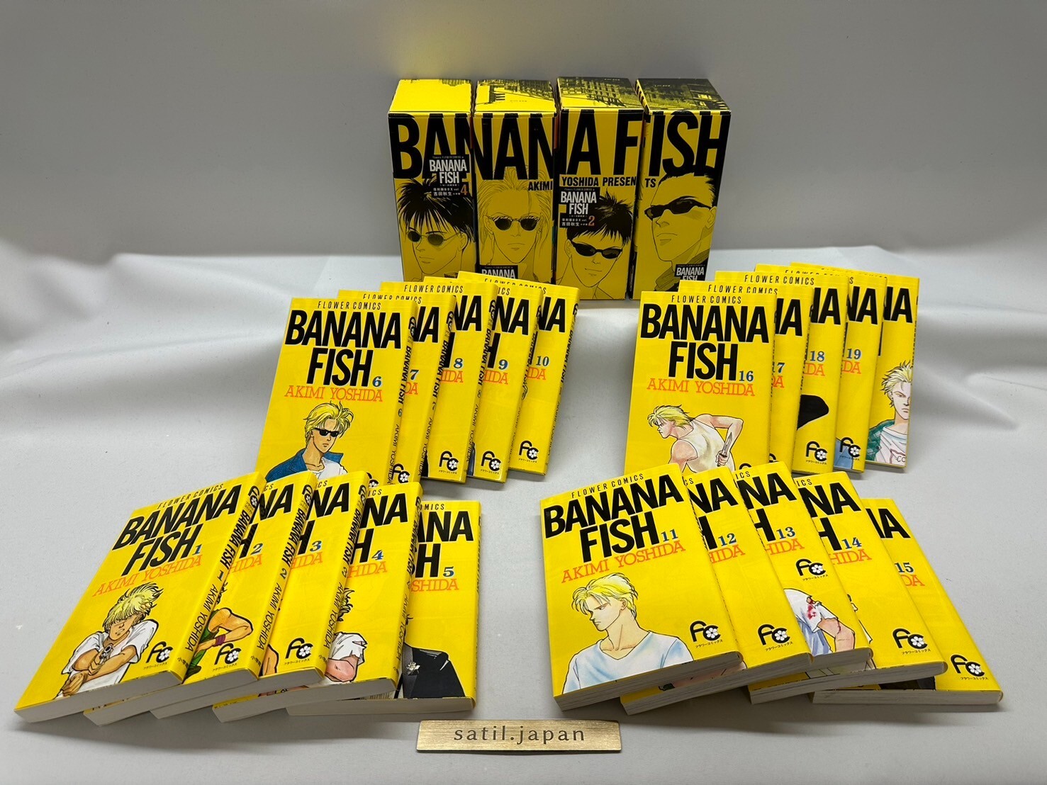 BANANA FISH Comic book Complete Vol.1 to 20 Box set Manga reprint edition