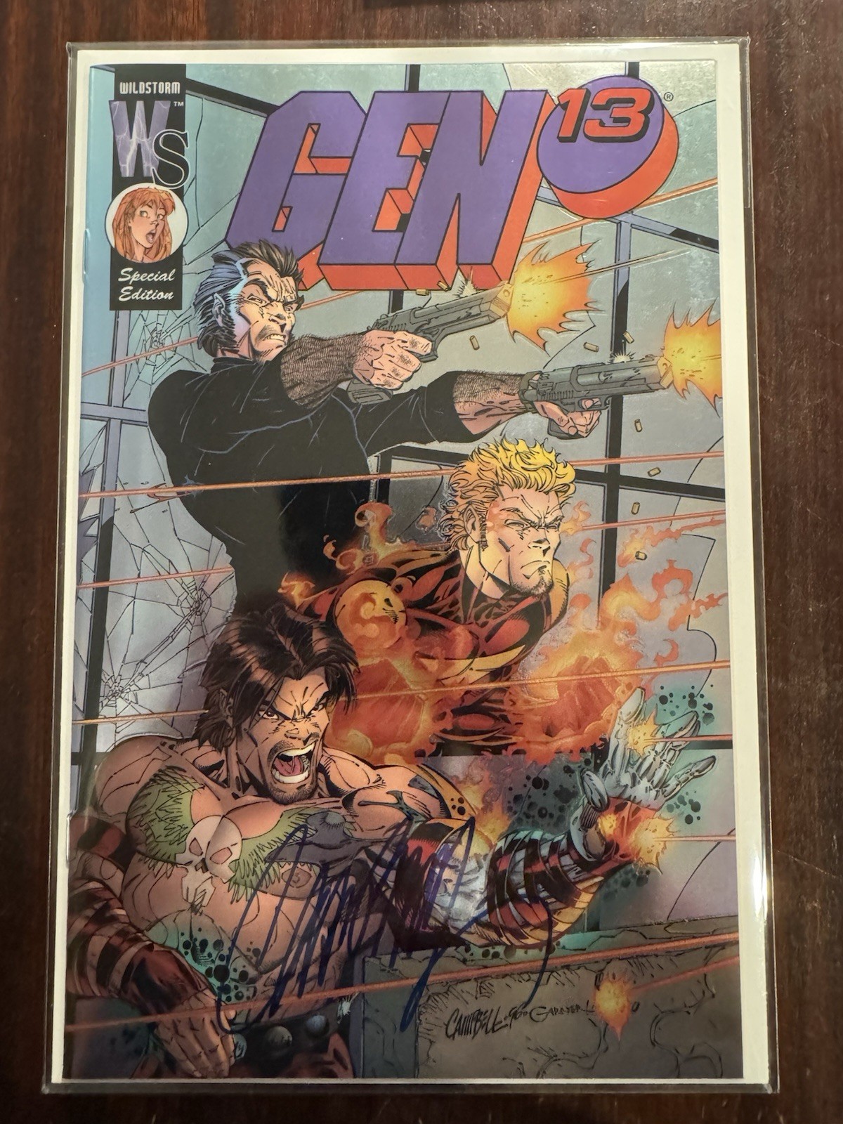 Gen13 Special Edition Men of Gen13 Family Variant Signed By J. Scott Campbell NM Gen13 Special Edition Men of Gen13 Family Variant Signed By J. Scott Campbell NM