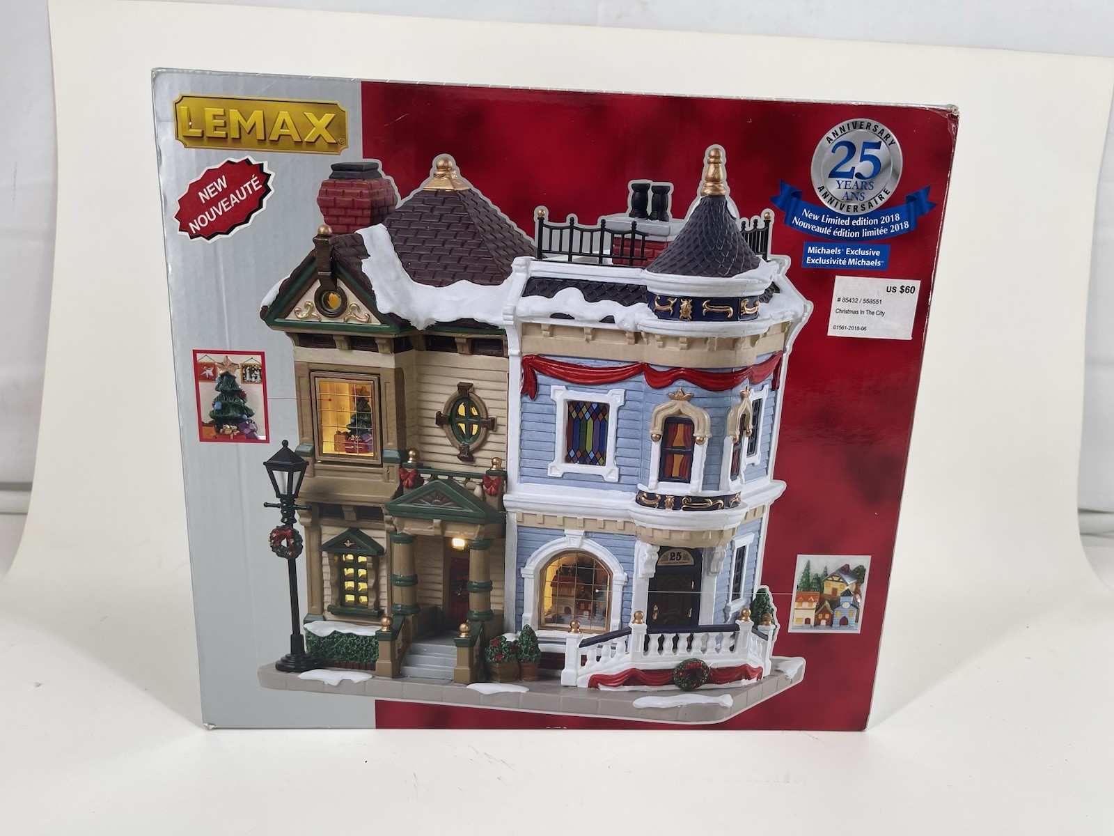 Lemax Christmas in the City 2018 25th Anniversary Michaels Exclusive #85342