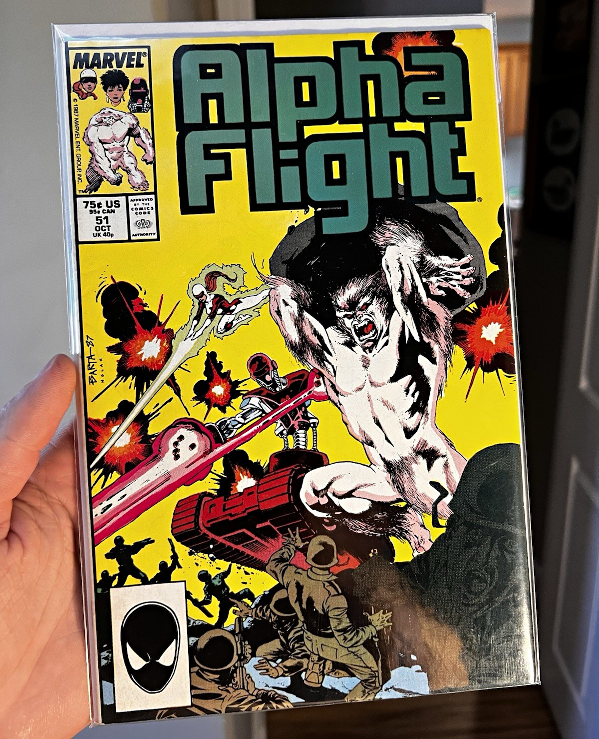 Alpha Flight #51 (1987) Jim Lee Art