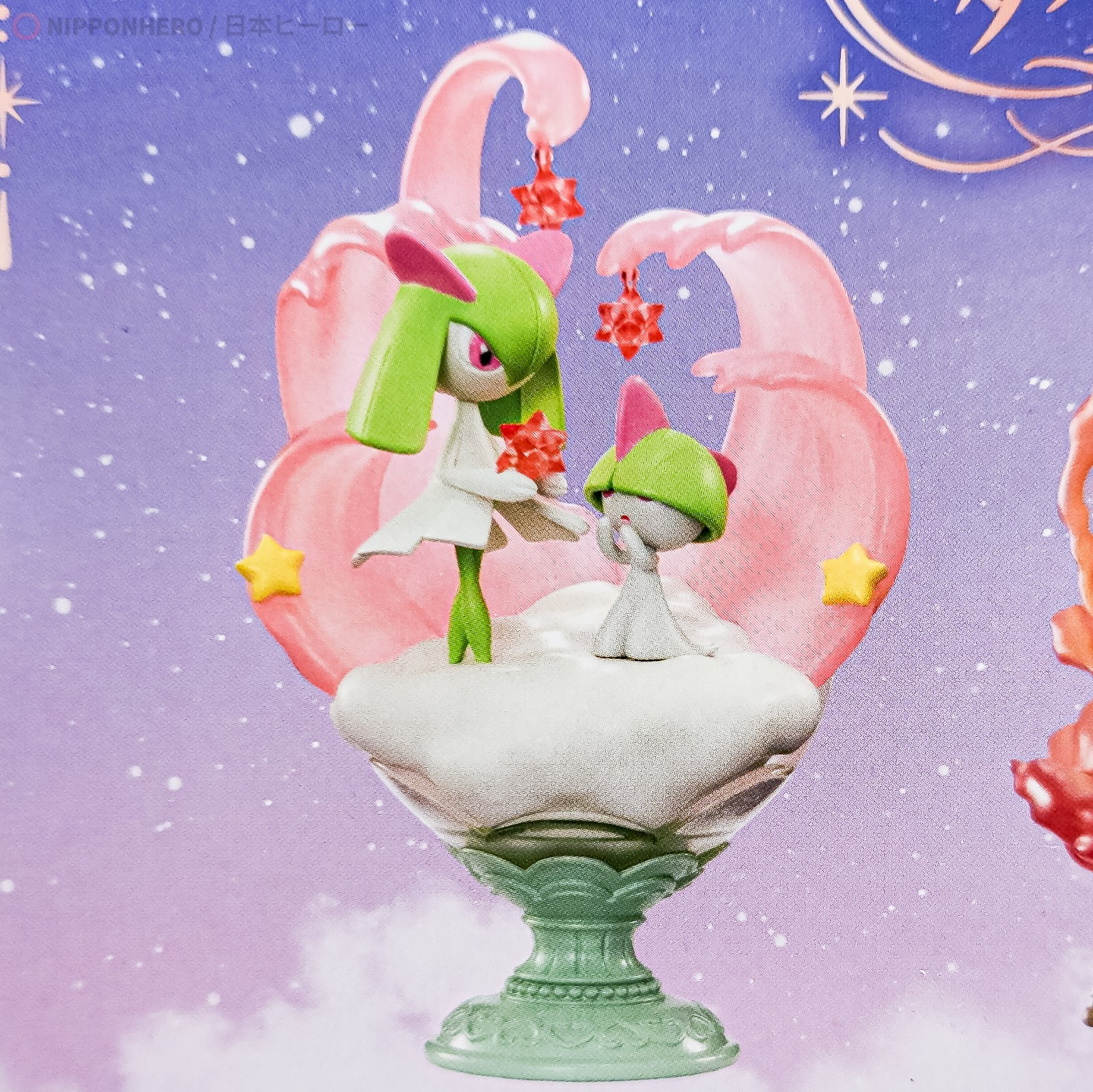 Pokemon Re-Ment KIRLIA & RALTS Starrium Dreamy Moonlit Night Figure Swing Japan