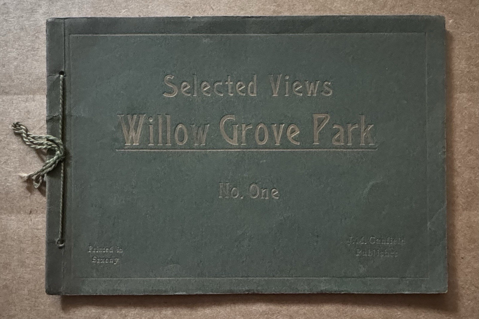 Original 1907 Selected Views of Willow Grove Park Amusement Park Pictorial Book Original 1907 Selected Views of Willow Grove Park Amusement Park Pictorial Book