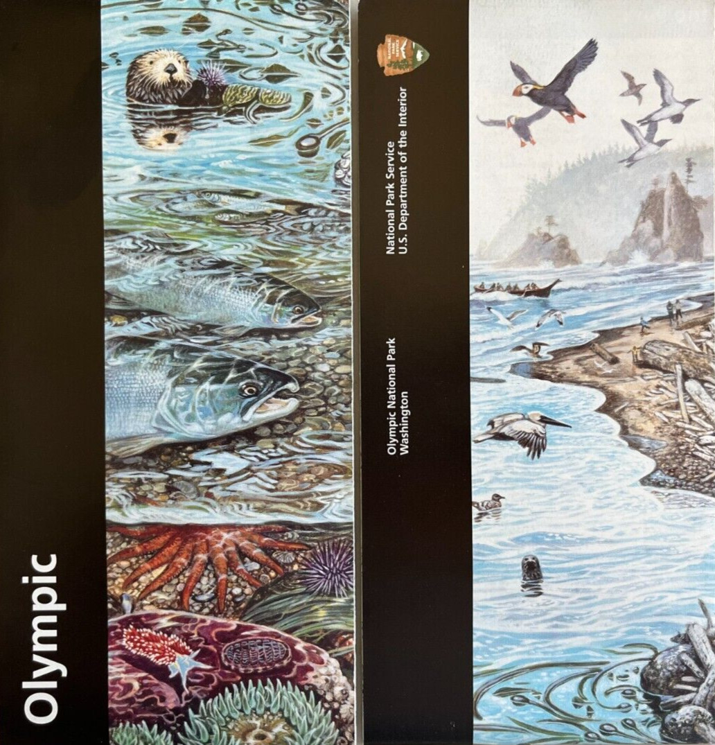 2026 OLYMPIC NP - WA   NATIONAL PARK SERVICE UNIGRID BROCHURE/MAP  New
