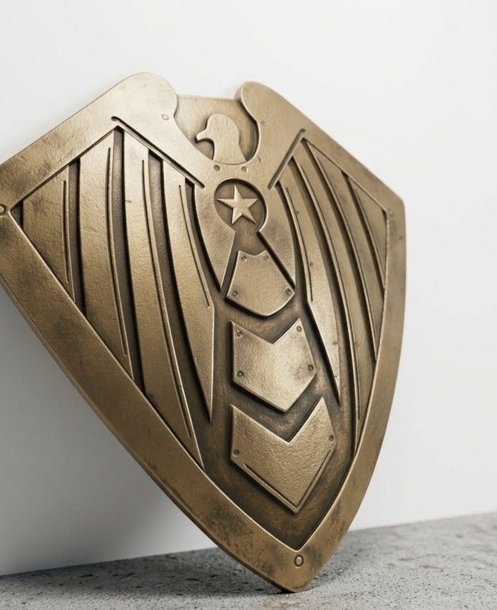 Soldier Boy Shield Replica Wooden Super Soldier Eagle Cosplay Wall Decor Shield