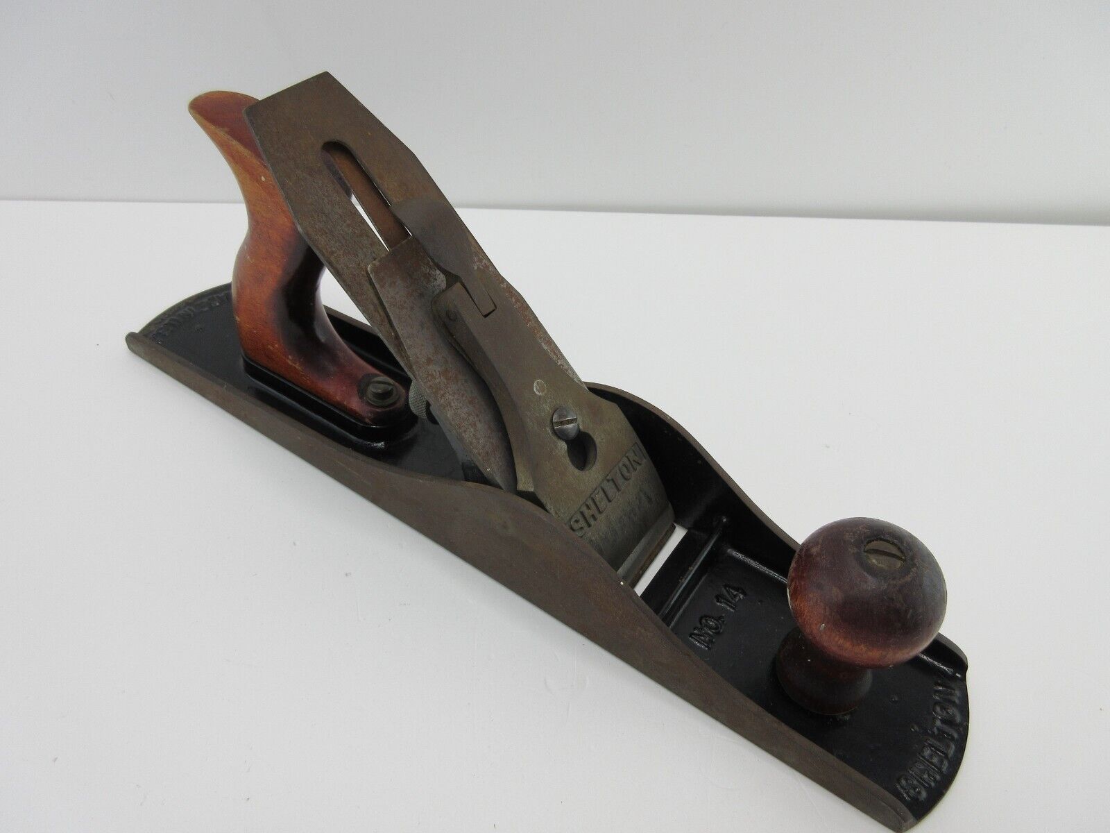 Vintage Shelton No 14  Hand Plane - Carpenter\'s Woodworking Tool