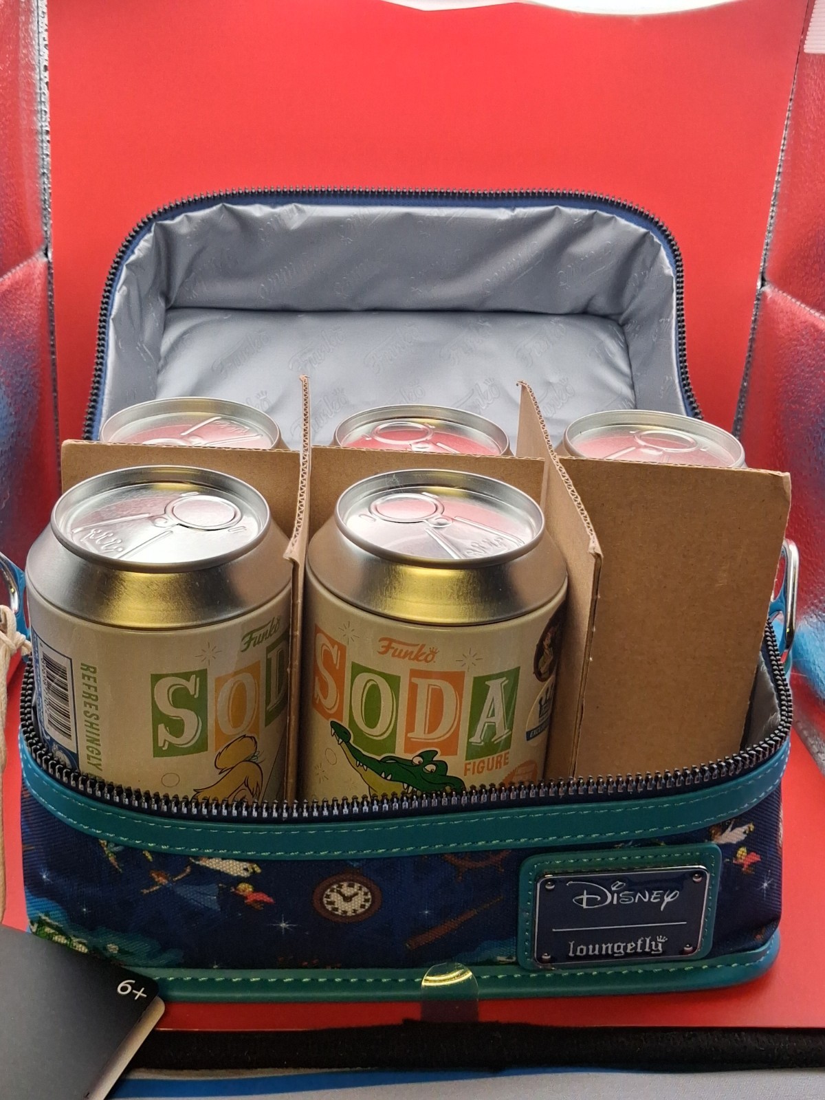 Funko Soda Disney Peter Pan - 5 Pack Common Sodas w/Cooler - Loungefly #FF3
