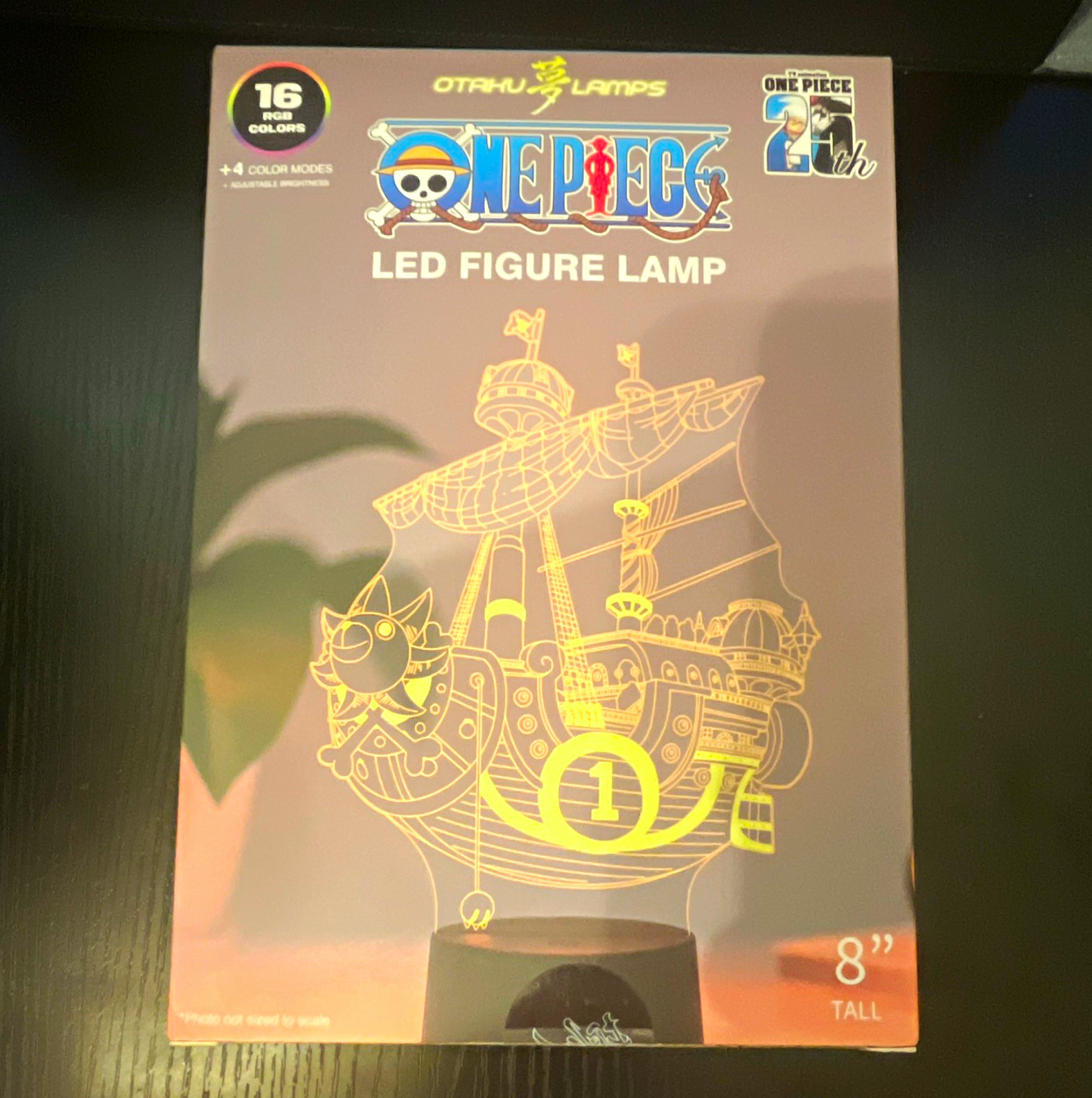 Otaku Lamps One Piece Thousand Sunny LED Figure Lamp 8in Color Changing w/Remote
