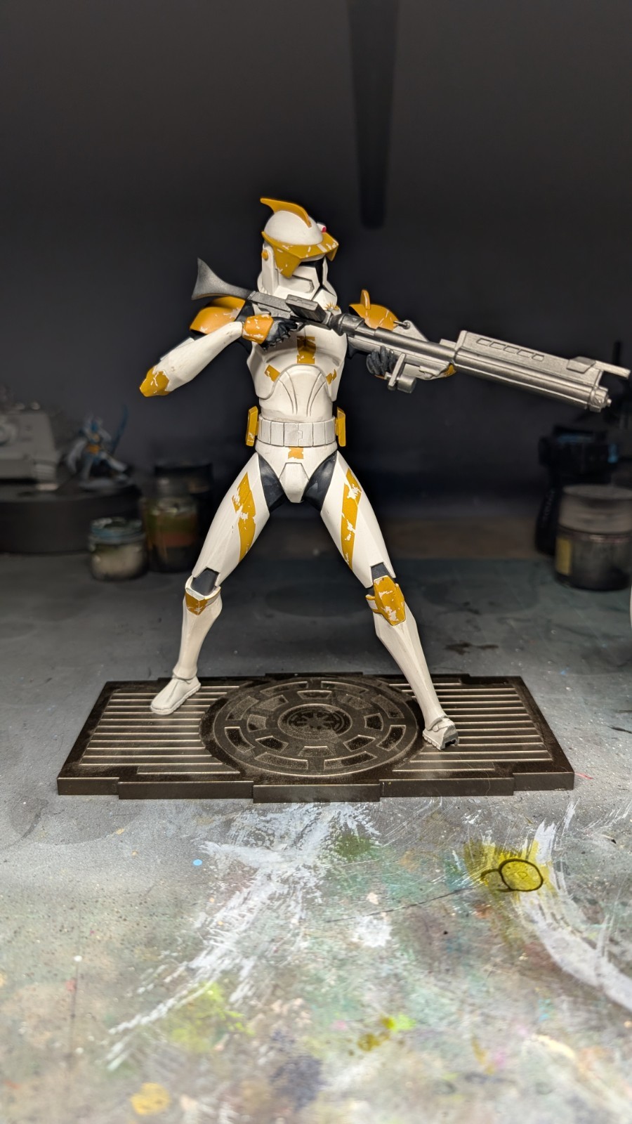 Kotobukiya Star Wars: The Clone Wars Artfx Clone Commander Edition Used