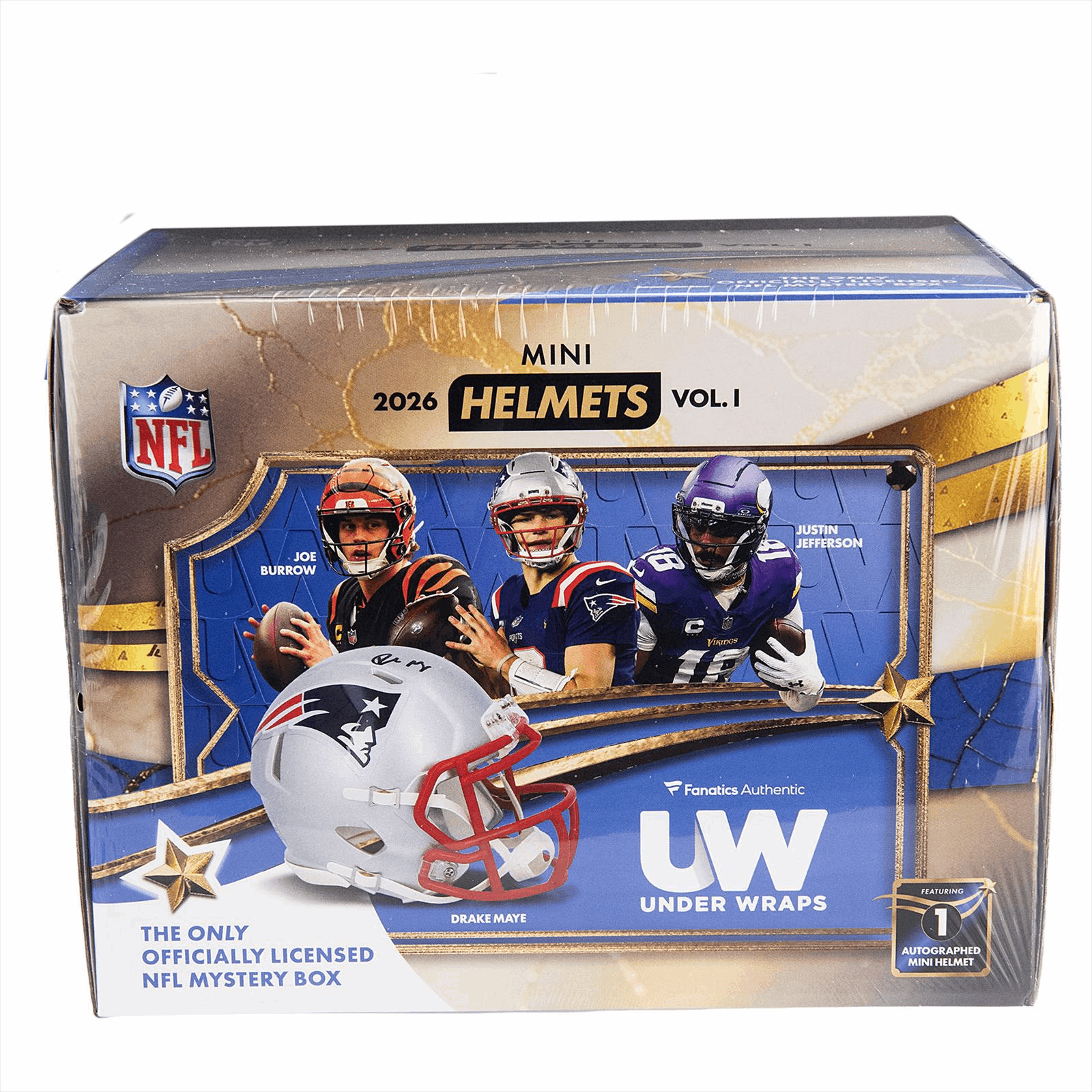 2026 Fanatics Authentic Under Wraps Mini Helmets Vol. 1 2026 Fanatics Authentic Under Wraps Mini Helmets Vol. 1