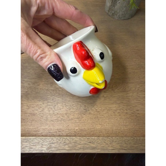 Vintage Ceramic Chicken Rooster Creamer Pitcher Farmhouse Kitchen Decor Vintage Ceramic Chicken Rooster Creamer Pitcher Farmhouse Kitchen Decor