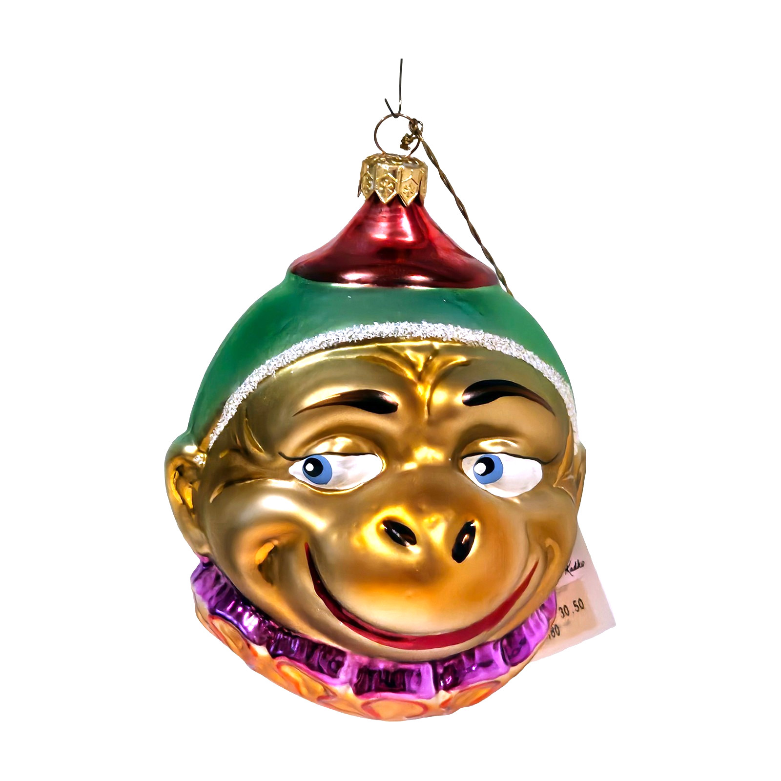 VTG 1995 Christopher Radko My Favorite Chimp Ornament 95-148-0 NOS Mint Poland