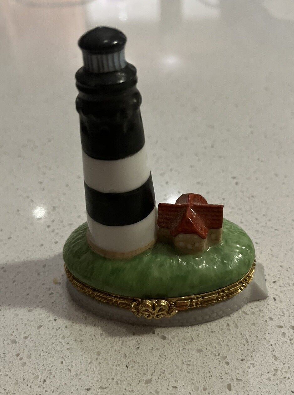 Authentic Lefton China Hand Painted Lighthouse, Signed&Number, Mint Condition