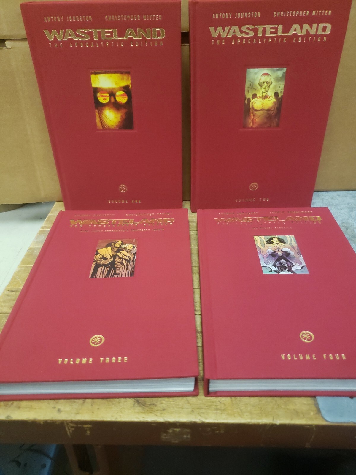 WASTELAND VOL. 1 - 4 : THE APOCALYPTIC EDITION BRAND NEW - GREAT GIFT