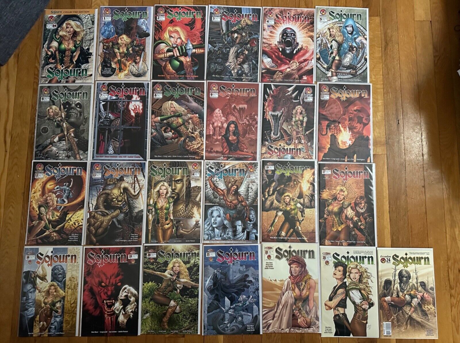 Sojurn #1-24 and Collected Edition - Stunning Greg Land artwork