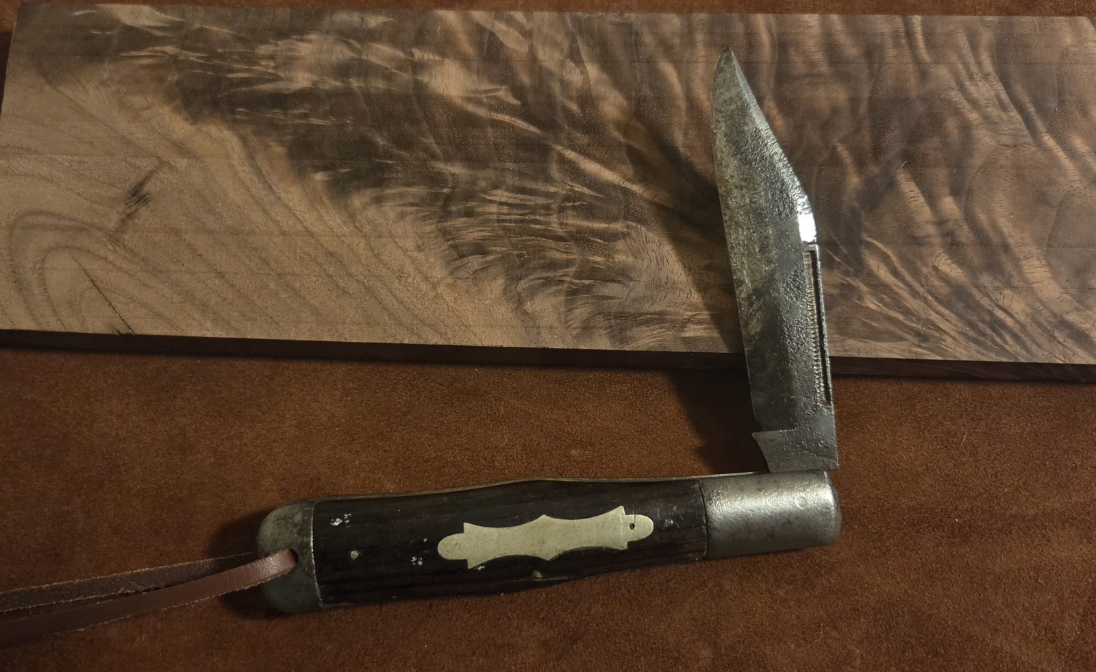  Old Camillus Coke Bottle Single Blade Folding Knife 4 Line Stamp