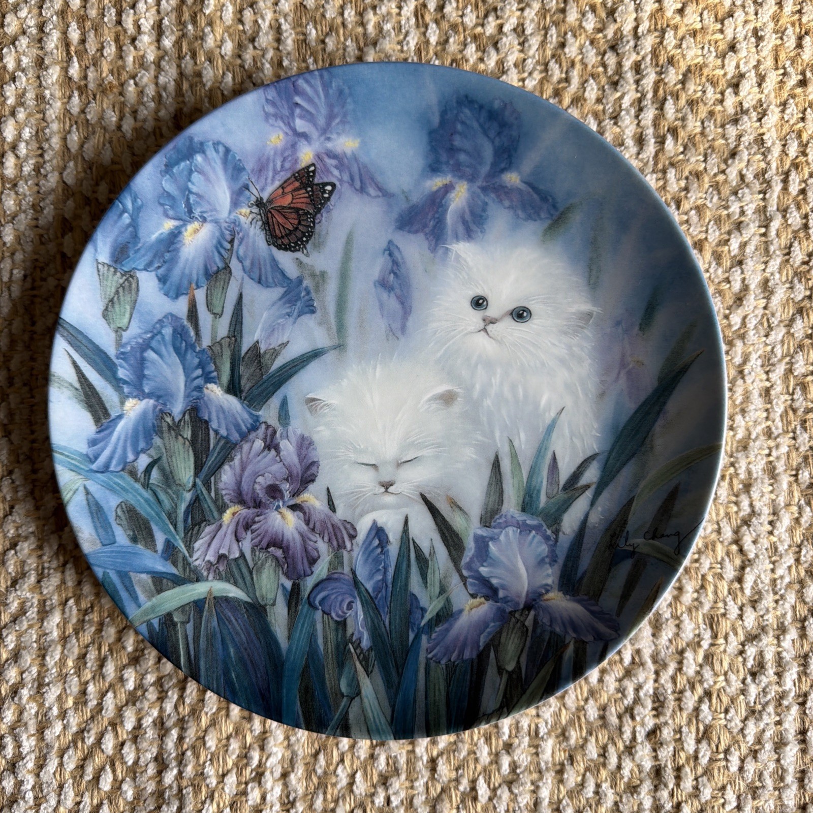 Petal Pals - Garden Discovery, W. L. George 8 1/4 Inch Collector Plate ~