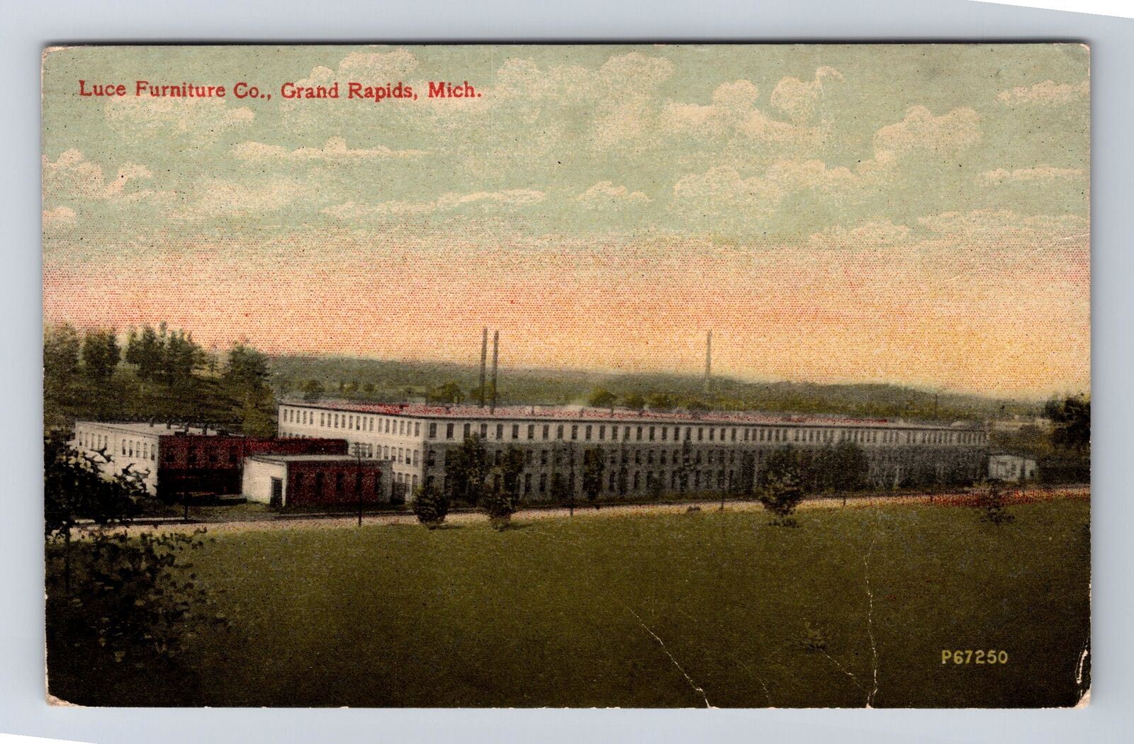 Grand Rapids MI-Michigan, Luce Furniture Co, Antique, Vintage c1913 Postcard