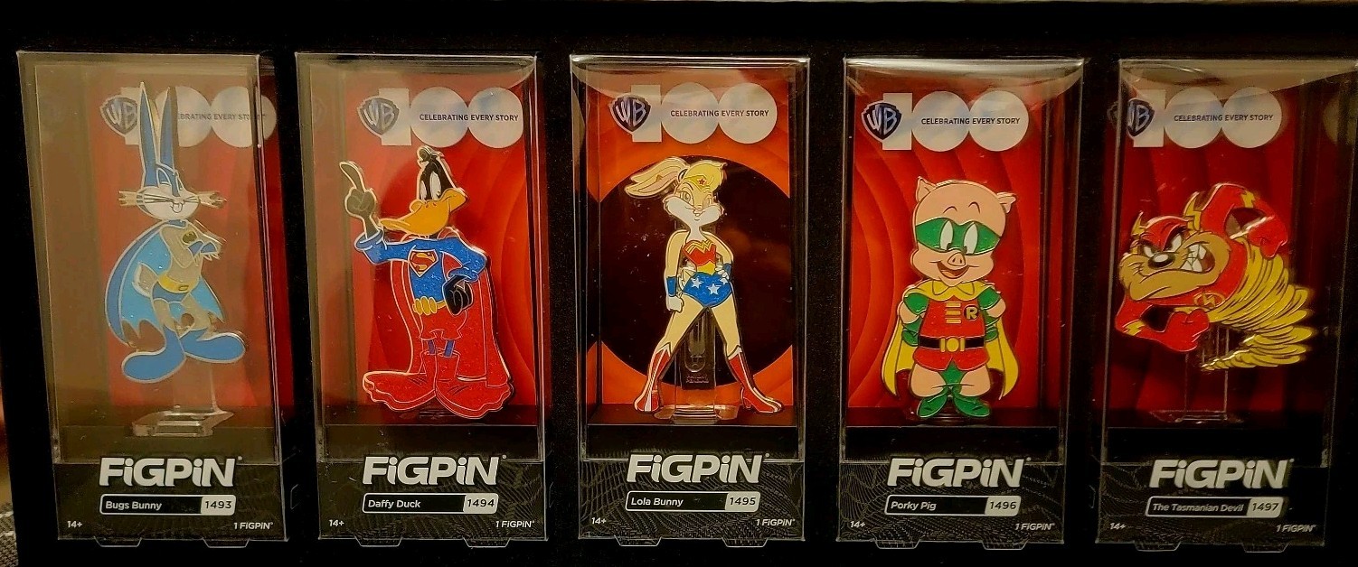 💥 FIGPIN ✨️ DC & WB LE 1000 ✨️ DC/WB Looney Tunes Limited Edition only 1000 set