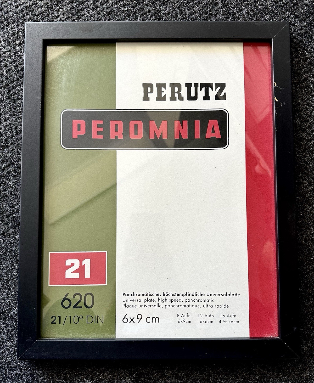 Vintage Perutz Peromnia Photo Framed Print