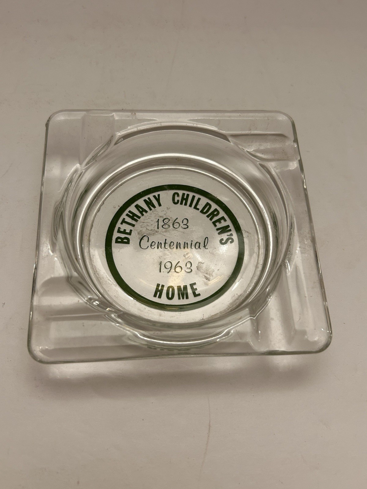 Bethany Children’s Home Womelsdorf Pa 100 Year Anniversary 1963 Ashtray Vintage